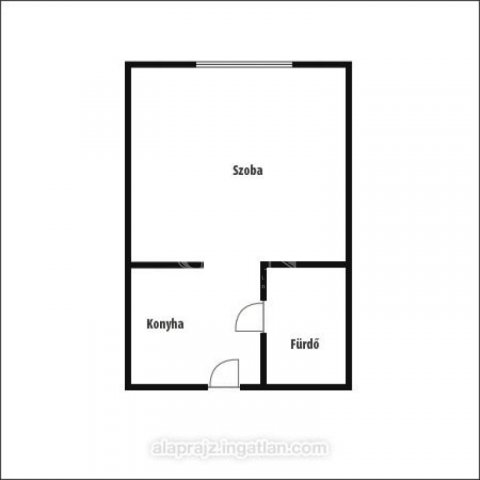Kiadó téglalakás, albérlet, Kecskeméten 95 E Ft / hó, 1 szobás
