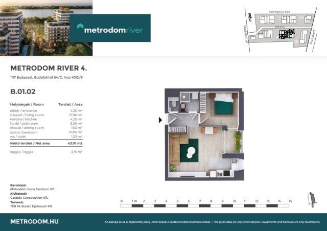 Eladó téglalakás, Budapesten, XI. kerületben, Budafoki úton