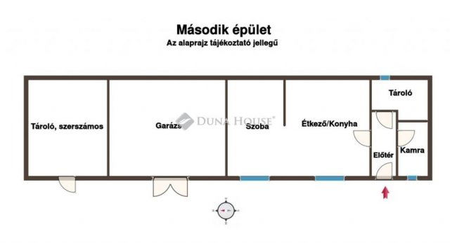 Eladó családi ház, Ongán 59.9 M Ft, 2 szobás