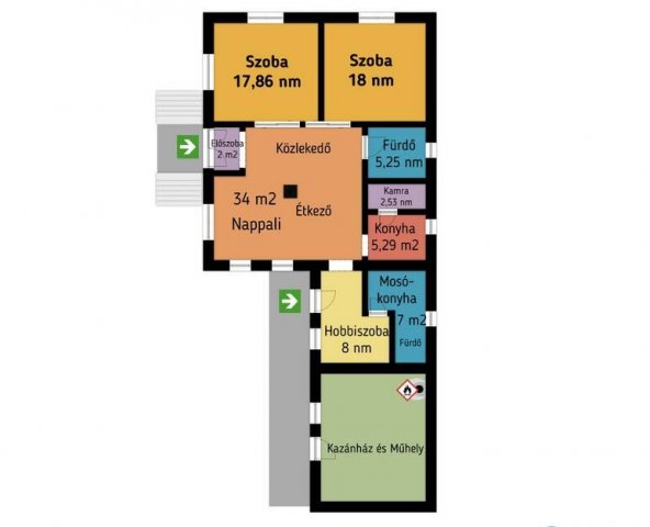 Eladó családi ház, Jászalsószentgyörgyon 29 M Ft, 2+1 szobás