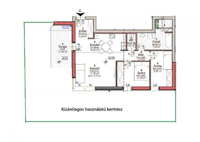 Eladó téglalakás, Gyömrőn 84.9 M Ft, 3 szobás