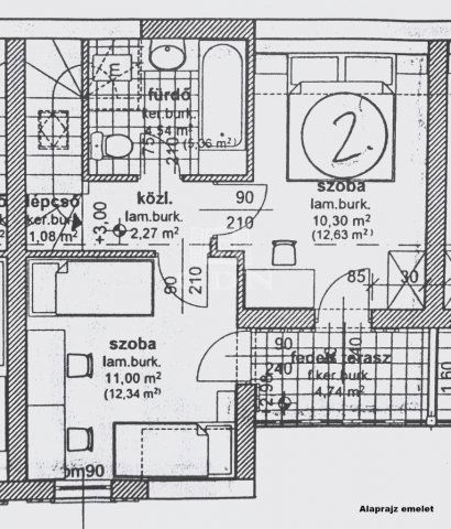 Eladó sorház, Budapesten, III. kerületben 132 M Ft, 3 szobás