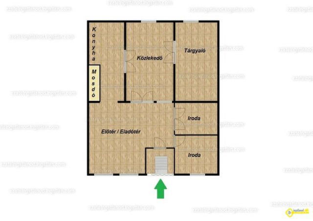 Eladó iroda, Debrecenben, Piac utcában 129.9 M Ft, 4 szobás