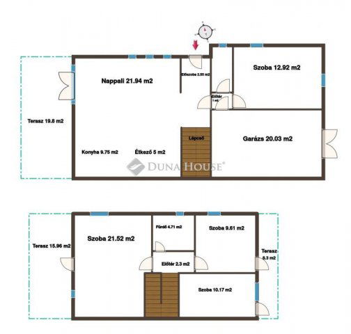 Eladó ikerház, Mogyoródon, Árpád vezér utcában 169 M Ft