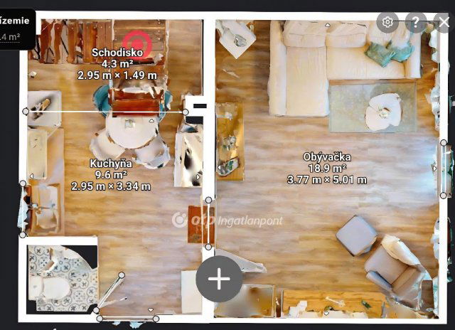 Eladó nyaraló, Meszesen 45.65 M Ft, 2 szobás