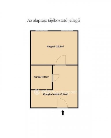 Eladó téglalakás, Budapesten, VIII. kerületben 48 M Ft, 1 szobás