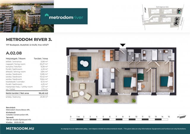 Eladó téglalakás, Budapesten, XI. kerületben, Budafoki úton