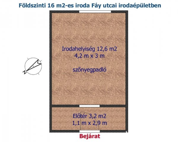 Kiadó iroda, Budapesten, XIII. kerületben 67 E Ft / hó
