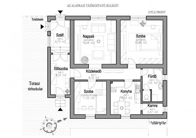 Eladó családi ház, Hódmezővásárhelyen 62.5 M Ft, 3 szobás