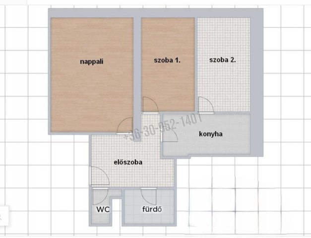 Eladó panellakás, Budakeszin 93 M Ft, 3 szobás
