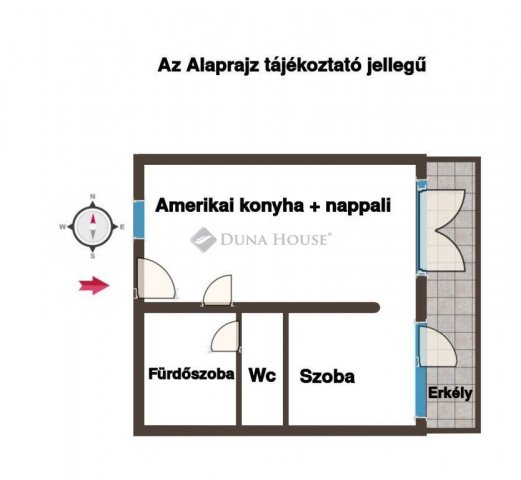 Eladó téglalakás, Pécsett, Munkácsy Mihály utcában 45.9 M Ft
