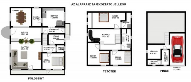 Eladó családi ház, Táborfalván 85 M Ft, 6 szobás