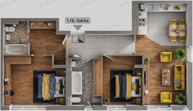 Eladó téglalakás, Budapesten, III. kerületben 124.816 M Ft