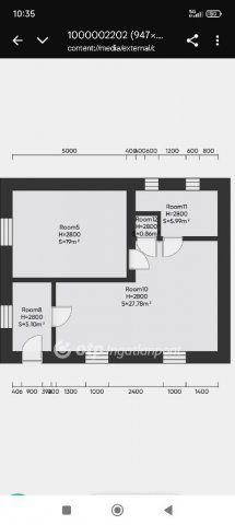 Eladó családi ház, Tiszatarjánban 12 M Ft, 1 szobás
