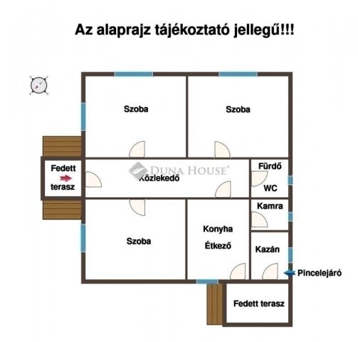 Eladó családi ház, Sülysápon 54.9 M Ft, 3 szobás