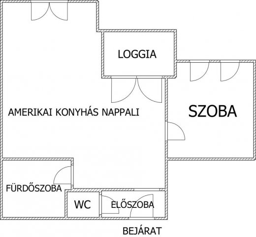 Eladó téglalakás, Egerben 49.5 M Ft, 1+1 szobás