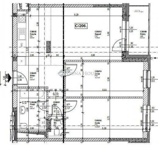 Eladó téglalakás, Budapesten, XIII. kerületben 109.275 M Ft