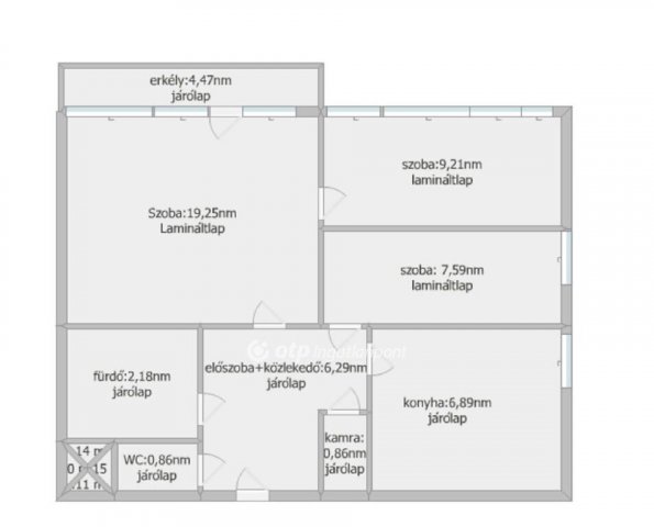 Eladó téglalakás, Szekszárdon 38 M Ft, 1+2 szobás