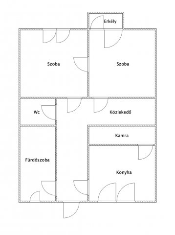 Eladó téglalakás, Cegléden 49.99 M Ft, 2 szobás