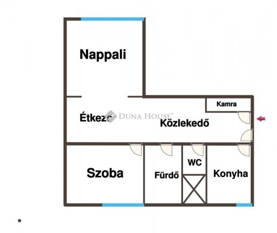 Eladó téglalakás, Kecskeméten 47.9 M Ft, 2 szobás