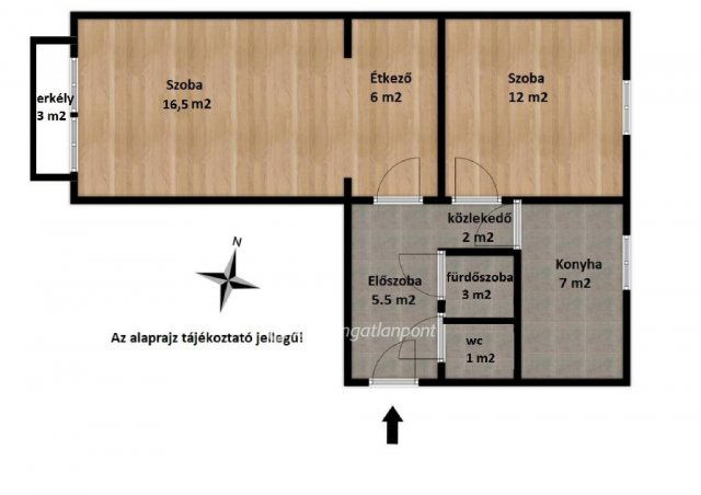 Eladó panellakás, Ajkán 30.9 M Ft, 2 szobás