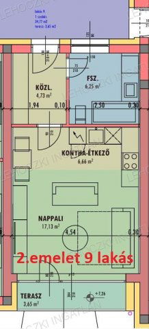 Eladó téglalakás, Nyíregyházán 50.31 M Ft, 2 szobás
