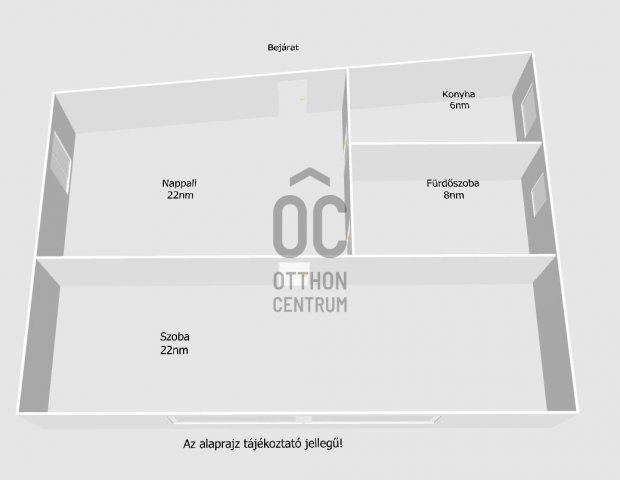Eladó téglalakás, Érden 57 M Ft, 2 szobás