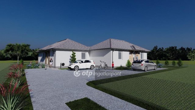 Eladó ikerház, Kápolnásnyéken 98 M Ft, 4 szobás