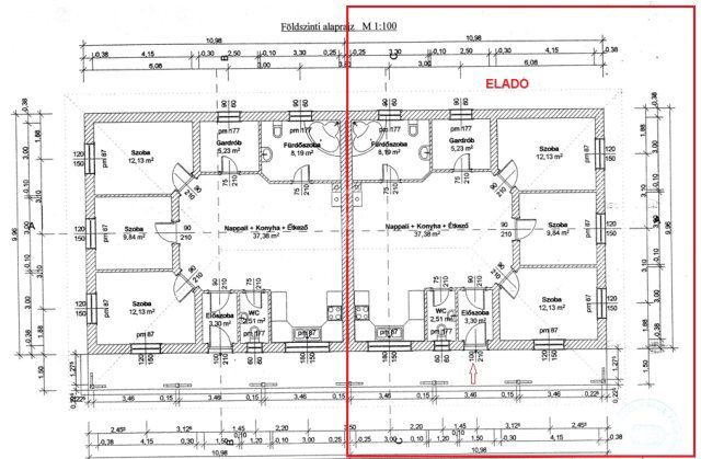 Eladó ikerház, Pécelen 84.95 M Ft, 3+1 szobás