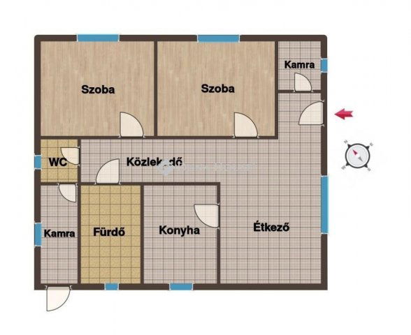 Eladó családi ház, Gárdonyban 64.9 M Ft, 2 szobás