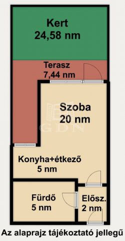 Eladó téglalakás, Budapesten, IX. kerületben 62.5 M Ft, 1 szobás