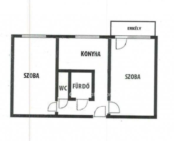 Eladó panellakás, Mosonmagyaróváron 36.2 M Ft, 2 szobás
