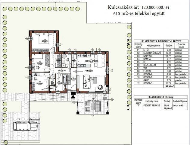 Eladó családi ház, Nagycenken 120 M Ft, 4 szobás