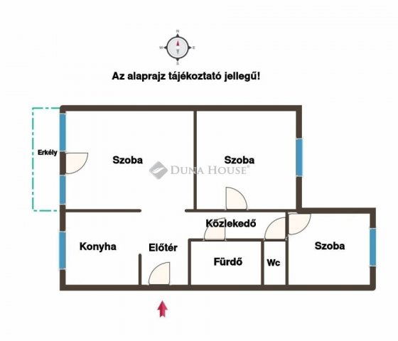 Eladó panellakás, Nagykanizsán 37.2 M Ft, 2+1 szobás