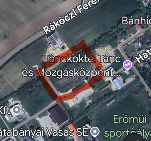 Eladó telek, Tatabányán, Környei úton 57.5 M Ft