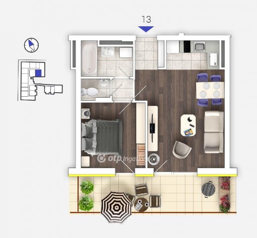 Eladó téglalakás, Budapesten, VIII. kerületben 71.5 M Ft