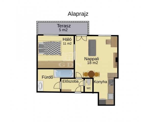 Kiadó téglalakás, albérlet, Budapesten, I. kerületben