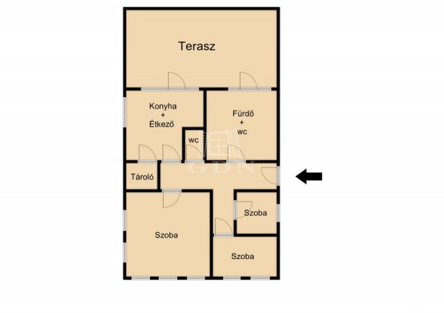 Kiadó családi ház, albérlet, Erdőkertesen 450 E Ft / hó