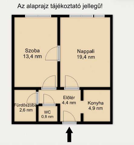 Eladó panellakás, Budapesten, XX. kerületben 55 M Ft, 2 szobás