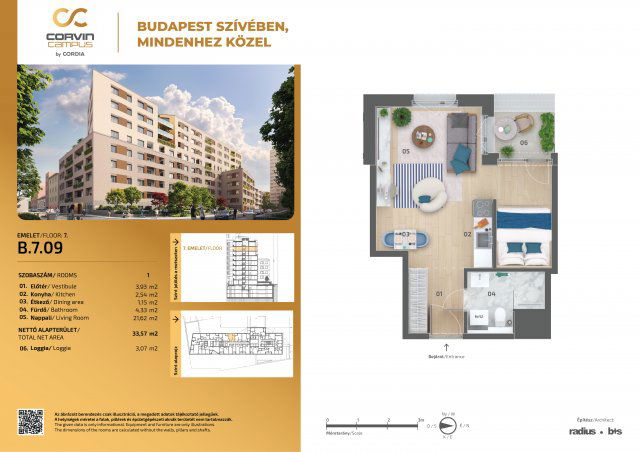 Eladó téglalakás, Budapesten, VIII. kerületben, Balassa utcában