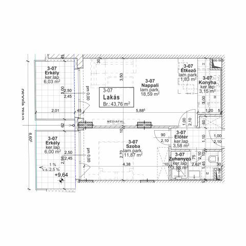 Eladó téglalakás, Budapesten, XIII. kerületben, Jász utcában