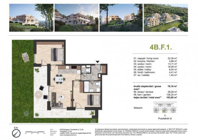 Eladó téglalakás, Budapesten, III. kerületben, Pusztakúti úton