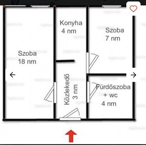 Eladó panellakás, Nyíregyházán, Eperjes utcában 30.5 M Ft
