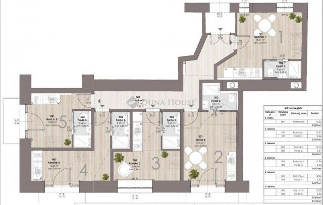 Eladó téglalakás, Budapesten, XIII. kerületben 58 M Ft, 1 szobás