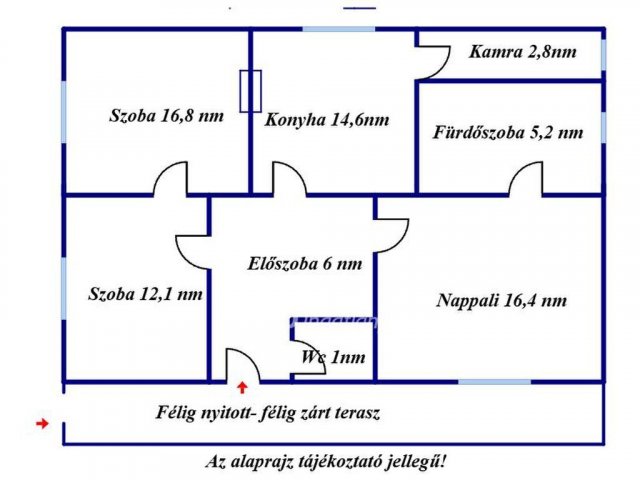 Eladó családi ház, Tápiószőlősön 32.9 M Ft, 3 szobás