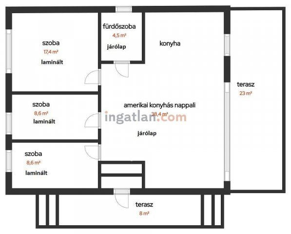 Eladó családi ház, Egyházasgergén 22 M Ft, 2+2 szobás