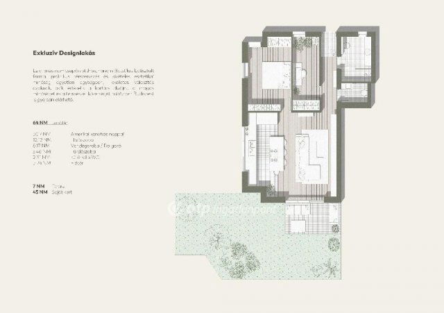 Eladó téglalakás, Érden 109.7 M Ft, 2+1 szobás
