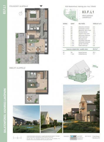 Eladó téglalakás, Balatonfüreden, Vadvirág utcában 154 M Ft