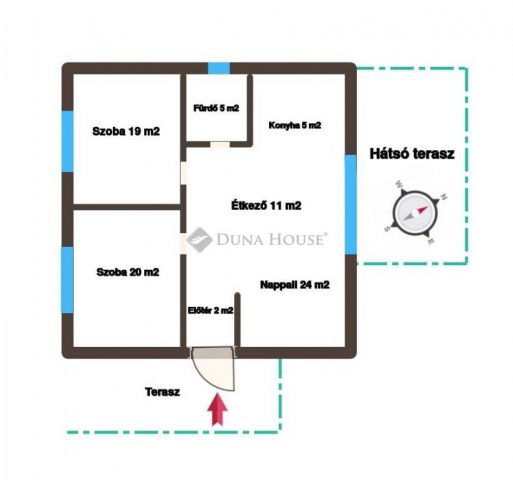 Eladó családi ház, Bagon 86 M Ft, 3 szobás