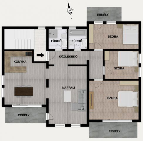 Eladó téglalakás, Budapesten, III. kerületben 291.5 M Ft